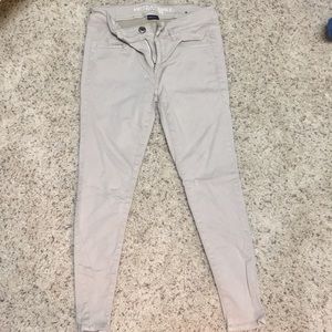 American Eagle super stretch khaki jeans